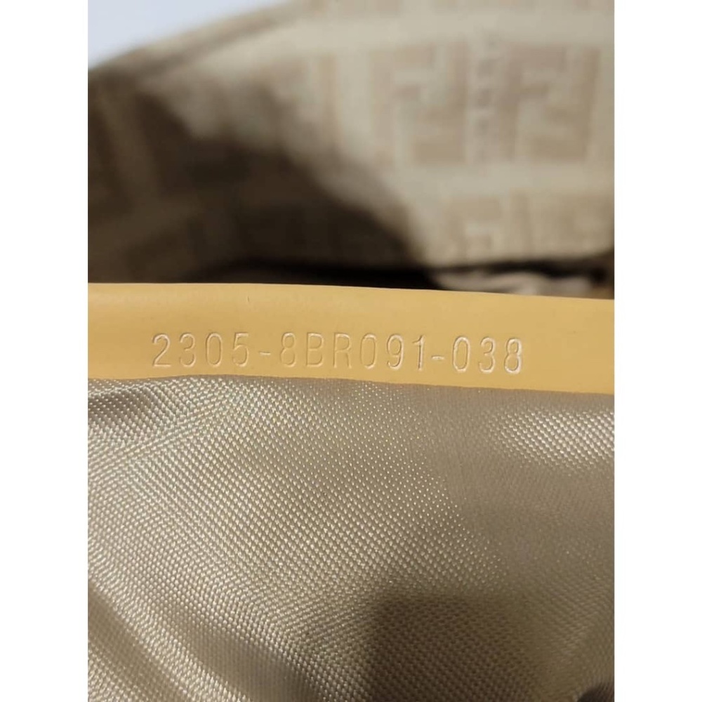 Authentic Fendi Zucca Shoulder Bag Brown/Beige - Picture 12 of 14